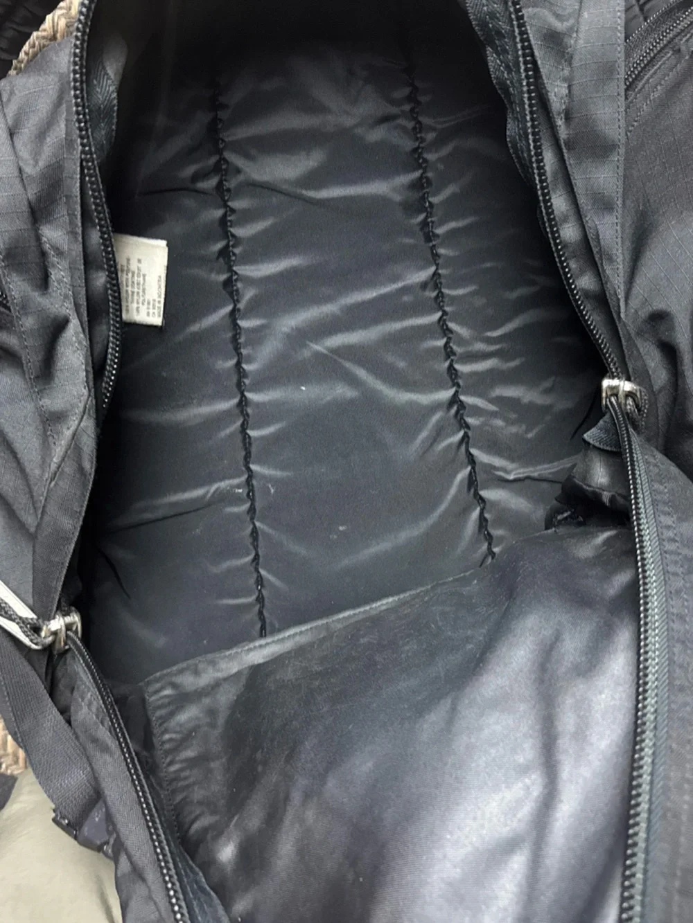 VTG The North Face Wasatch Black Outdoor Hiking Travel Backpack